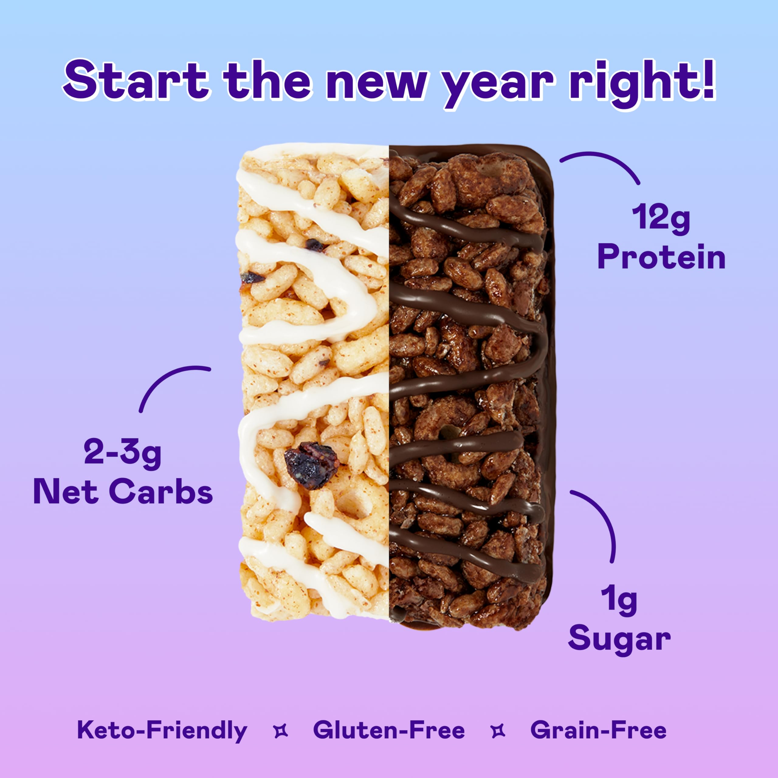 Magic Spoon Treats GF Keto Protein Bar (1 SINGLE BAR) - Top Nutrition and Fitness