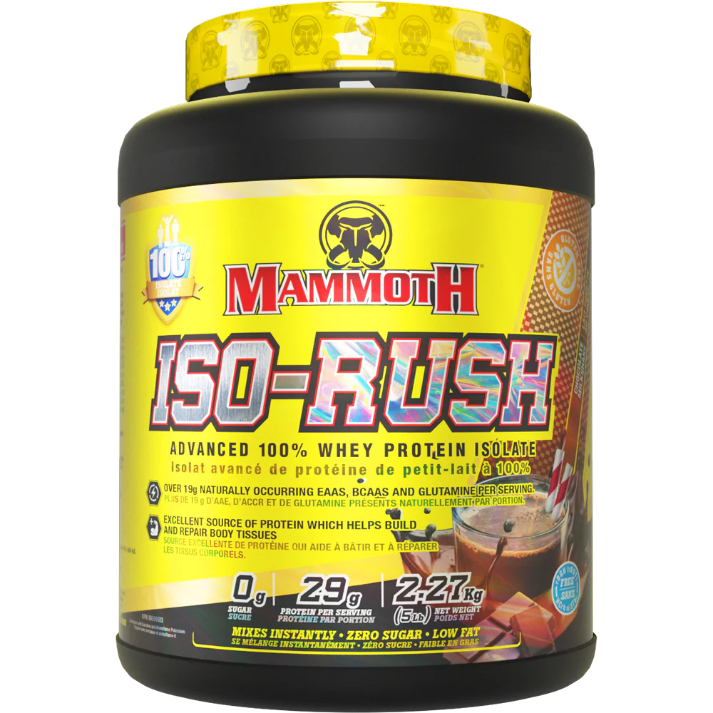 Mammoth Iso-Rush Protein (5 lbs) - Top Nutrition and Fitness