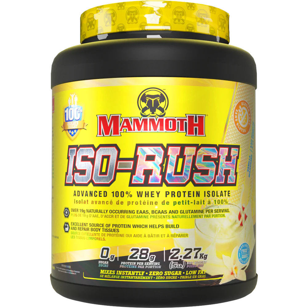 Mammoth  Iso-Rush Protein (5 lbs) - Top Nutrition and Fitness