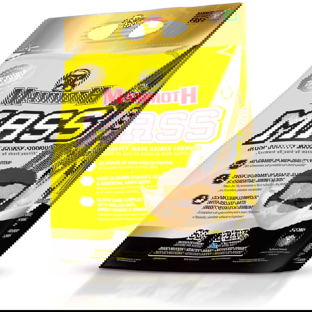Mammoth Mass (5 lbs) - Top Nutrition and Fitness