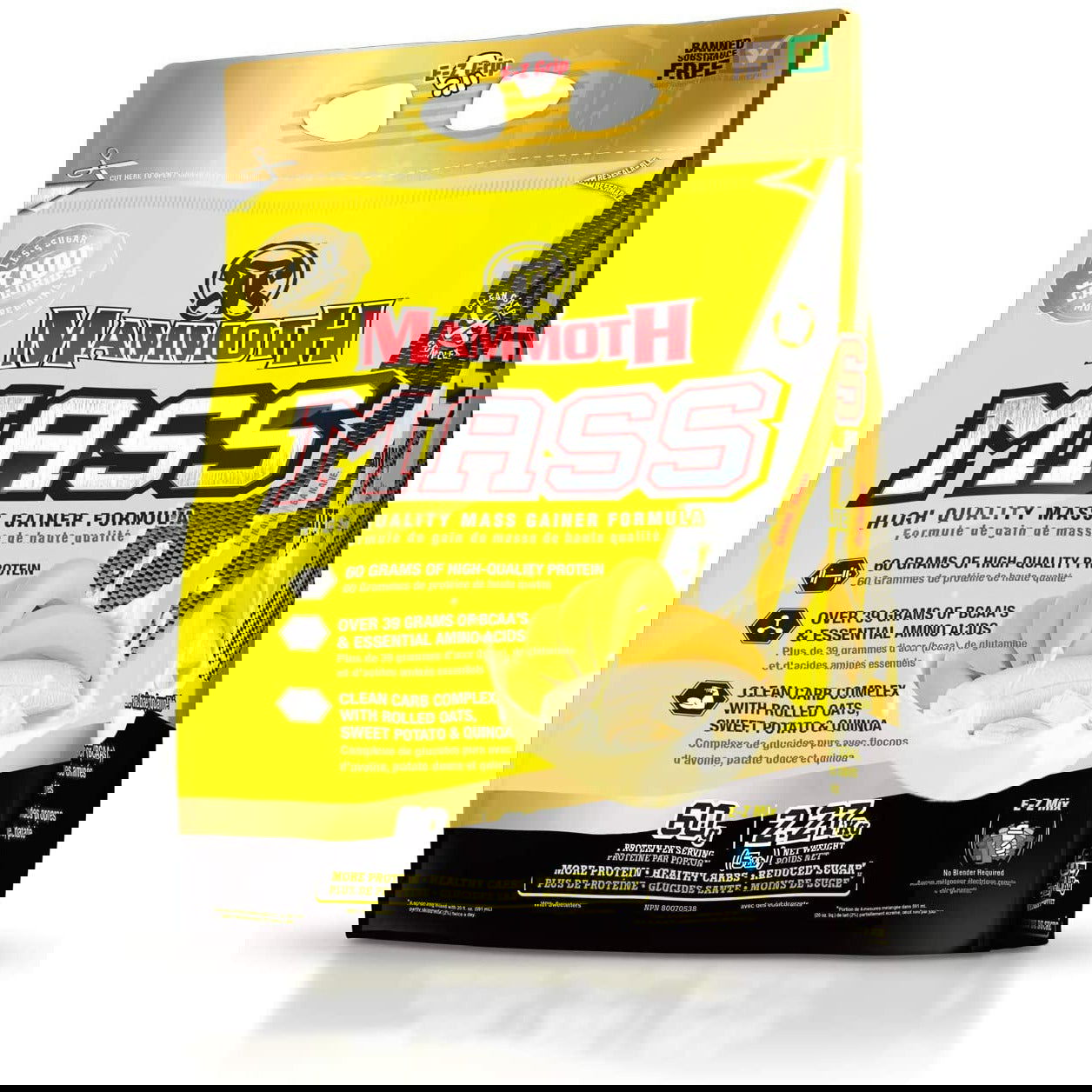 Mammoth Mass (5 lbs) - Top Nutrition and Fitness