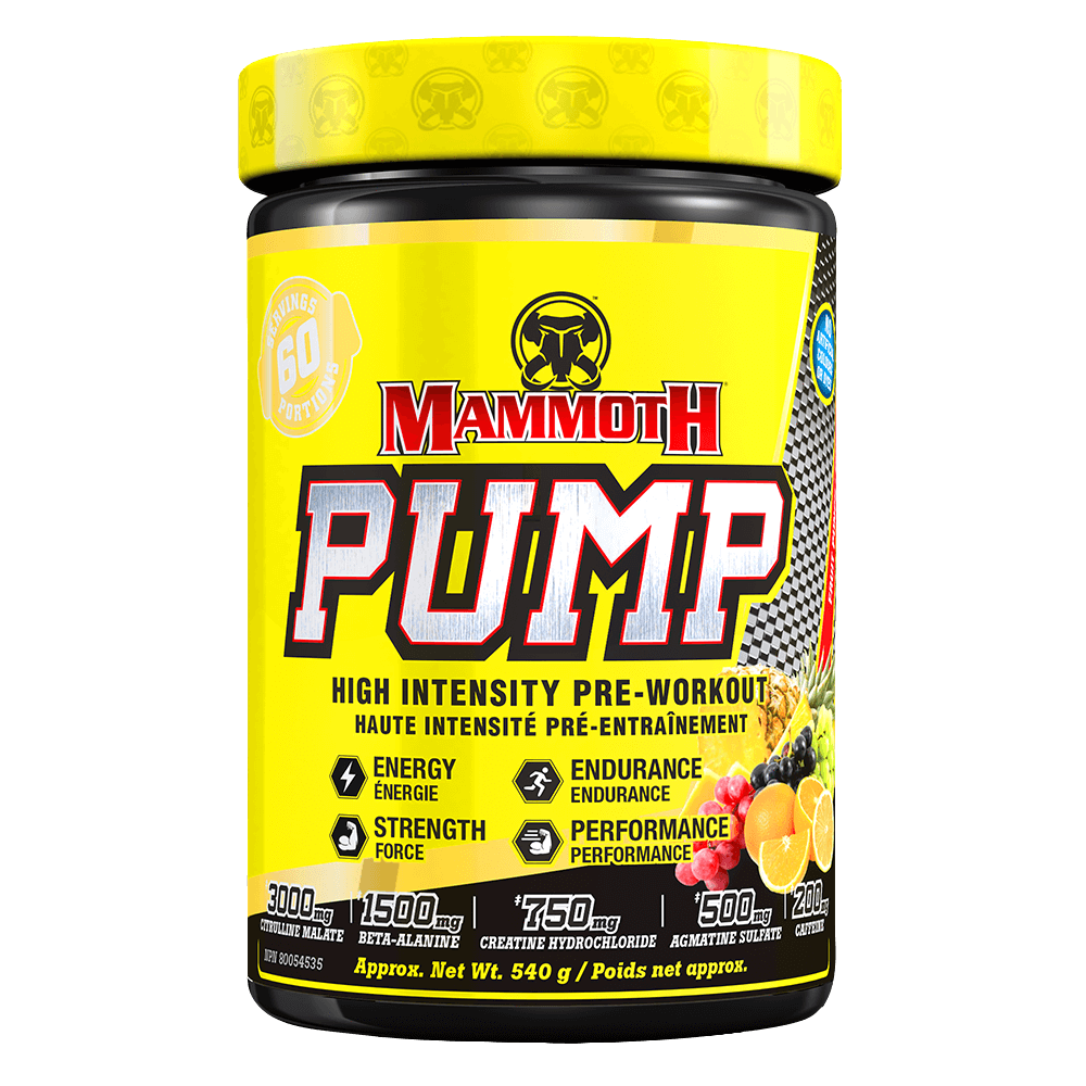 Mammoth Pump Pre-Workout (60 servings) — Fruit Punch