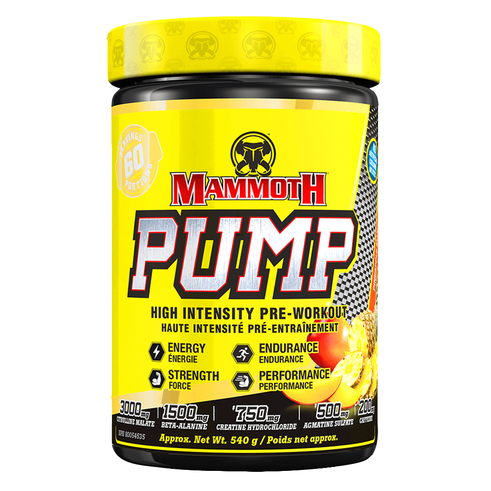 Mammoth Pump Pre-Workout (60 servings) — Pineapple Mango