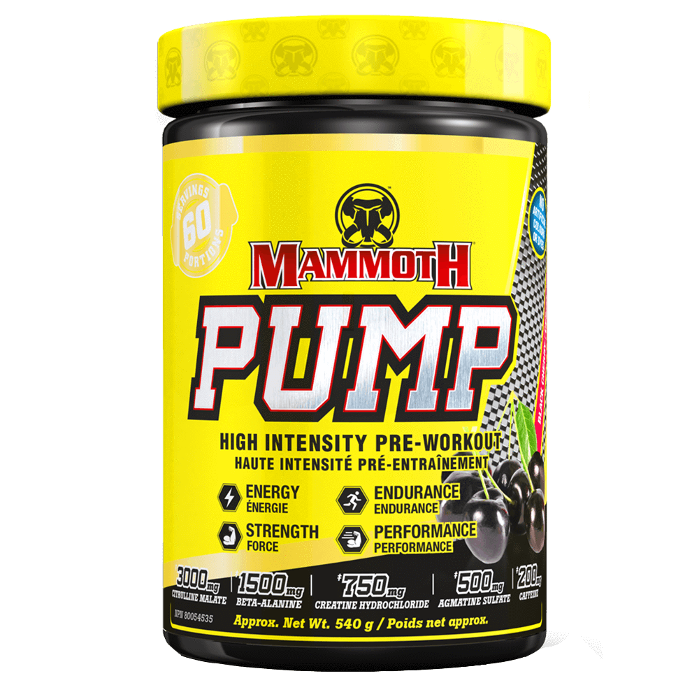 Mammoth Pump Pre-Workout (60 servings) — Black Cherry