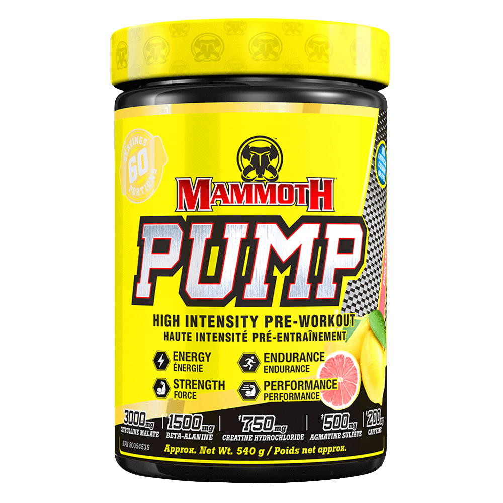 Mammoth Pump Pre-Workout (60 servings) — Pink Lemonade