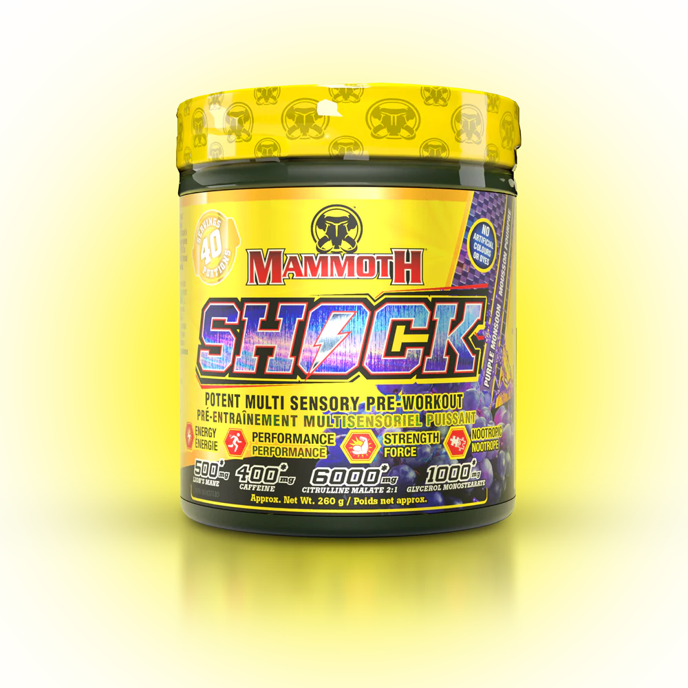 Mammoth SHOCK Pre-Workout (40 servings) - Top Nutrition and Fitness