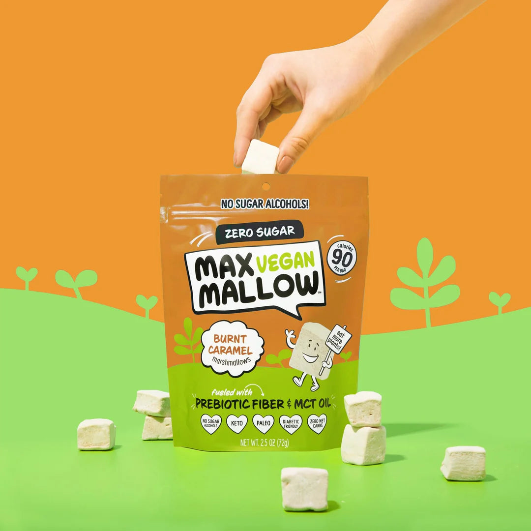 Max Sweets Max Mallow Sugar-Free Marshmallows (1 bag-6 servings) - Top Nutrition and Fitness
