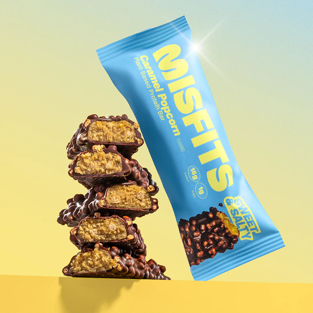 Misfits VEGAN Protein Bar (1 bar) - Top Nutrition and Fitness