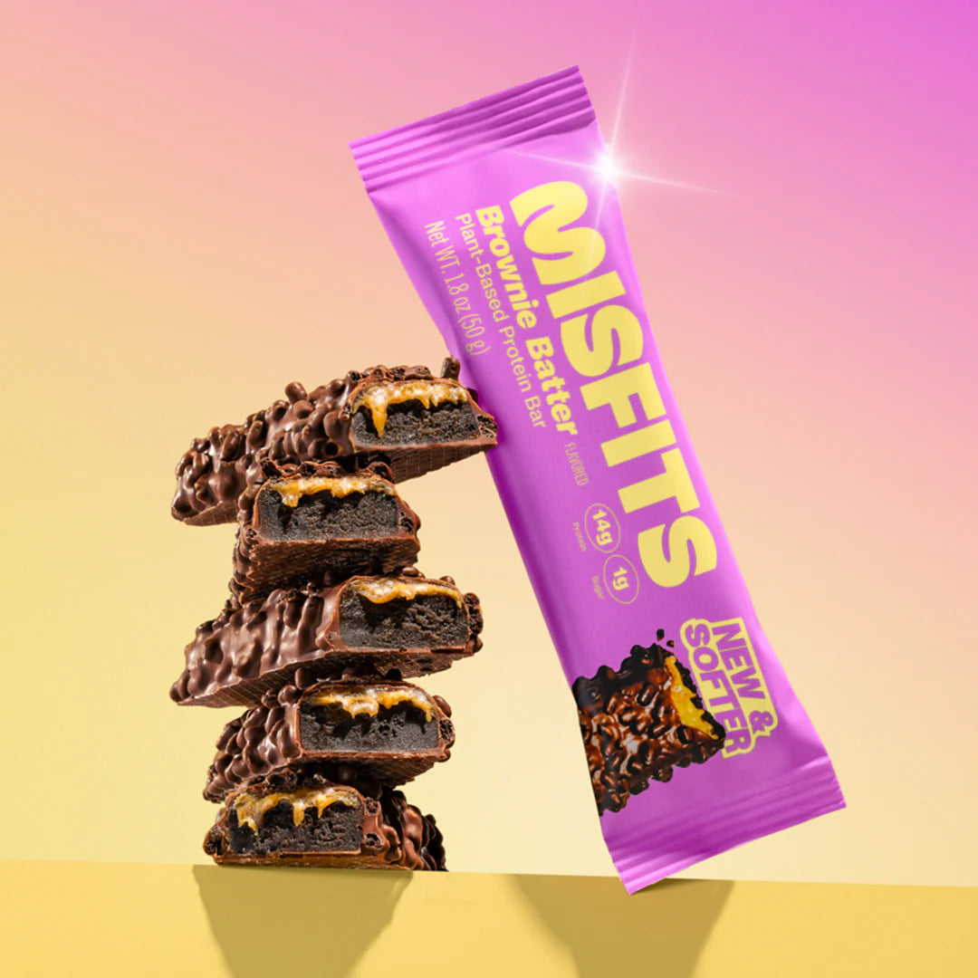Misfits VEGAN Protein Bar (1 bar) - Top Nutrition and Fitness