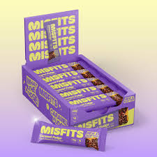 Misfits VEGAN Protein Bars (1 BOX of 15) - Top Nutrition and Fitness