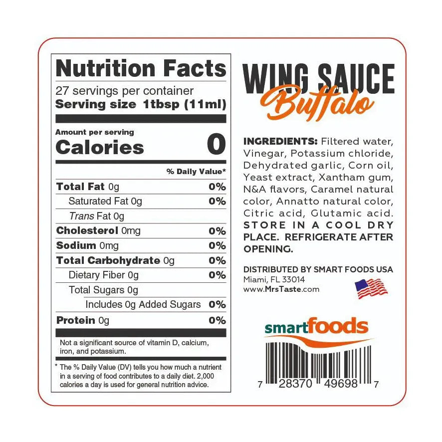 Mrs Taste Zero Calories Syrup and Sauces (1 bottle) - Top Nutrition and Fitness