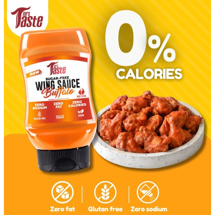 Mrs Taste Zero Calories Syrup and Sauces (1 bottle) - Top Nutrition and Fitness