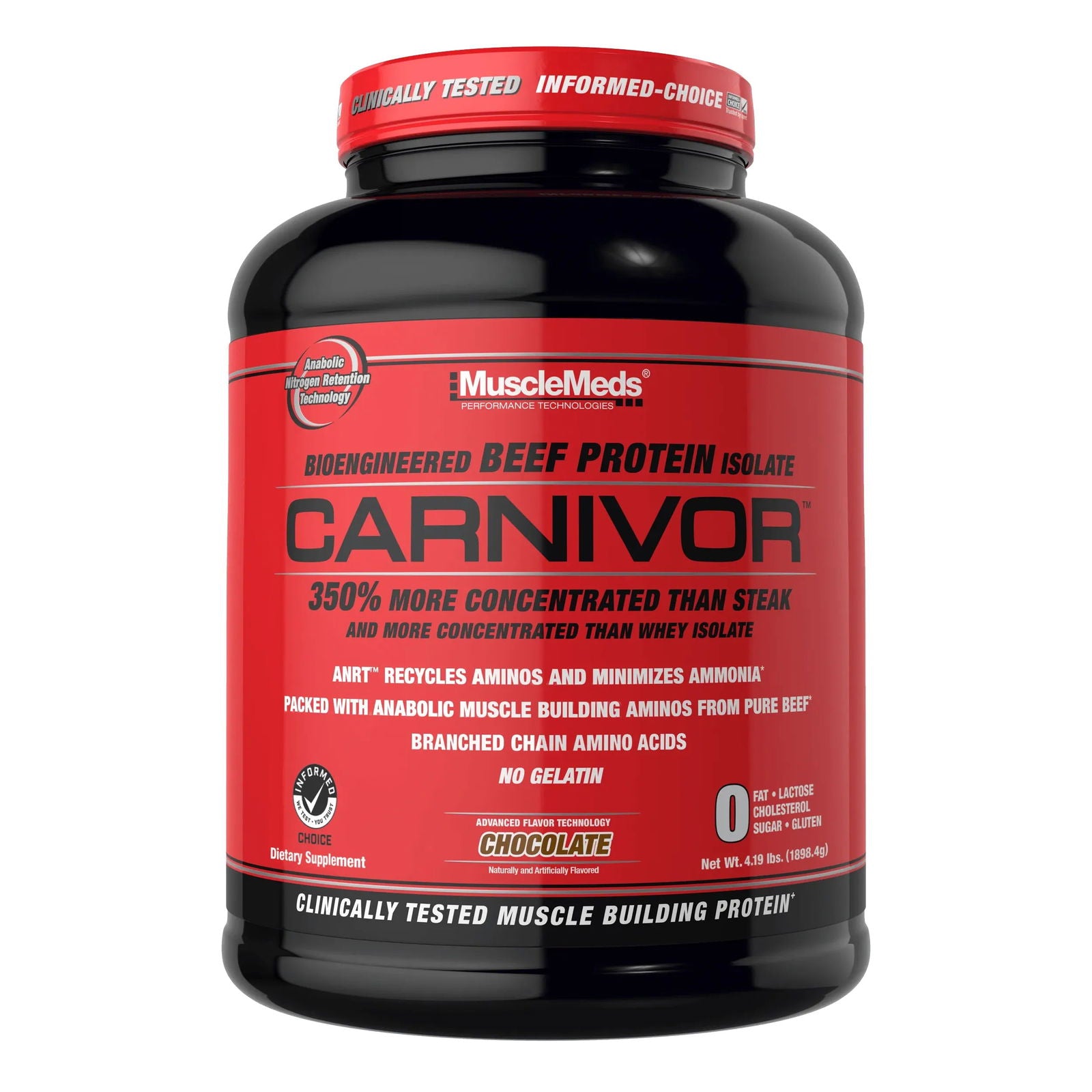 MuscleMeds Carnivor Beef Protein Isolate (4 lbs) - Top Nutrition and Fitness