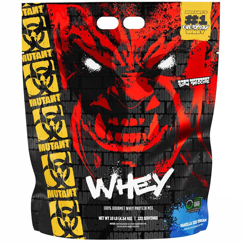 Mutant Whey Protein Powder (10 lbs) — Vanilla Ice Cream front