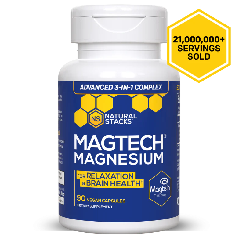 Natural Stacks Magtech - Magnesium Complex (90 capsules) - Top Nutrition and Fitness