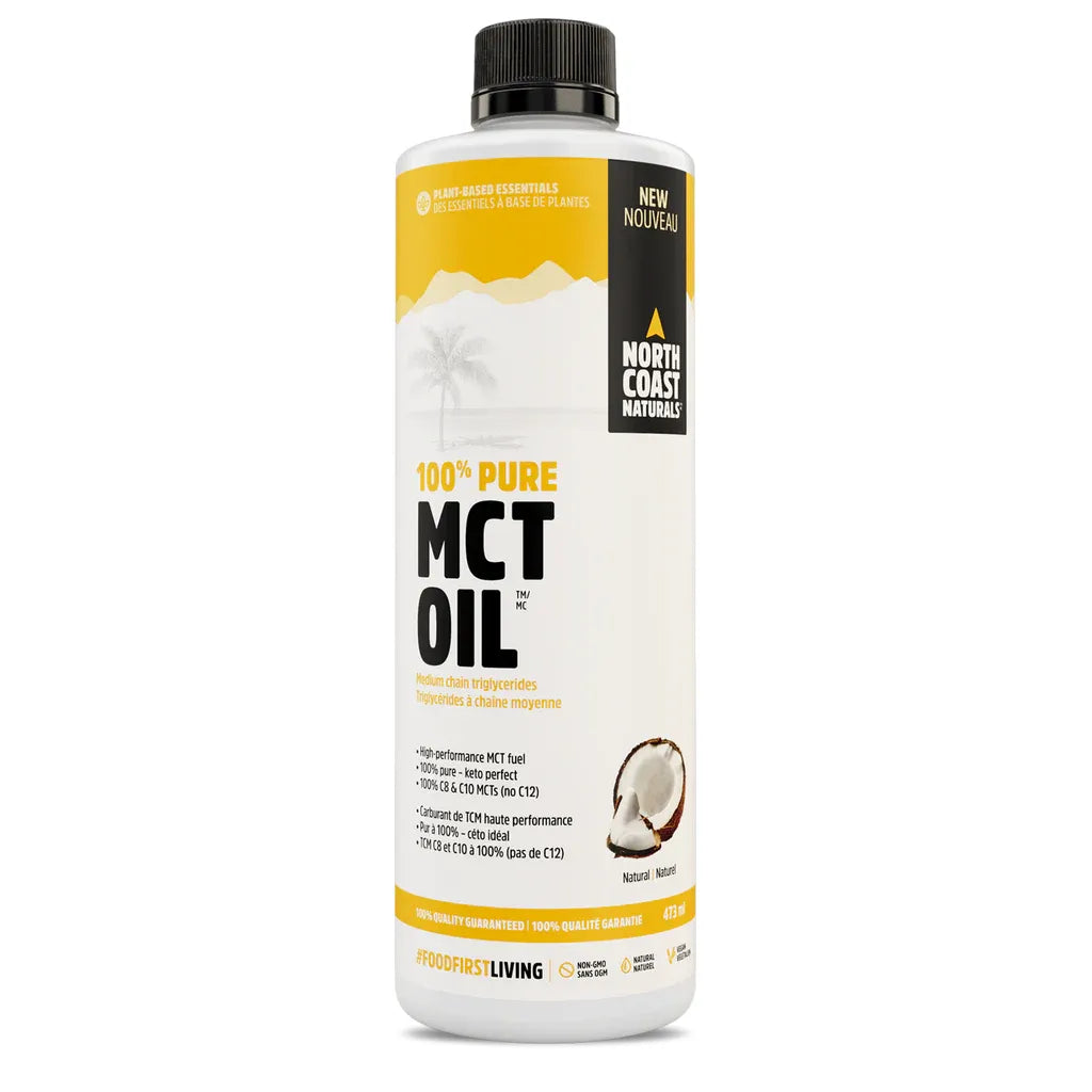 North Coast 100% Pure MCT Oil (473 mL) - Top Nutrition and Fitness