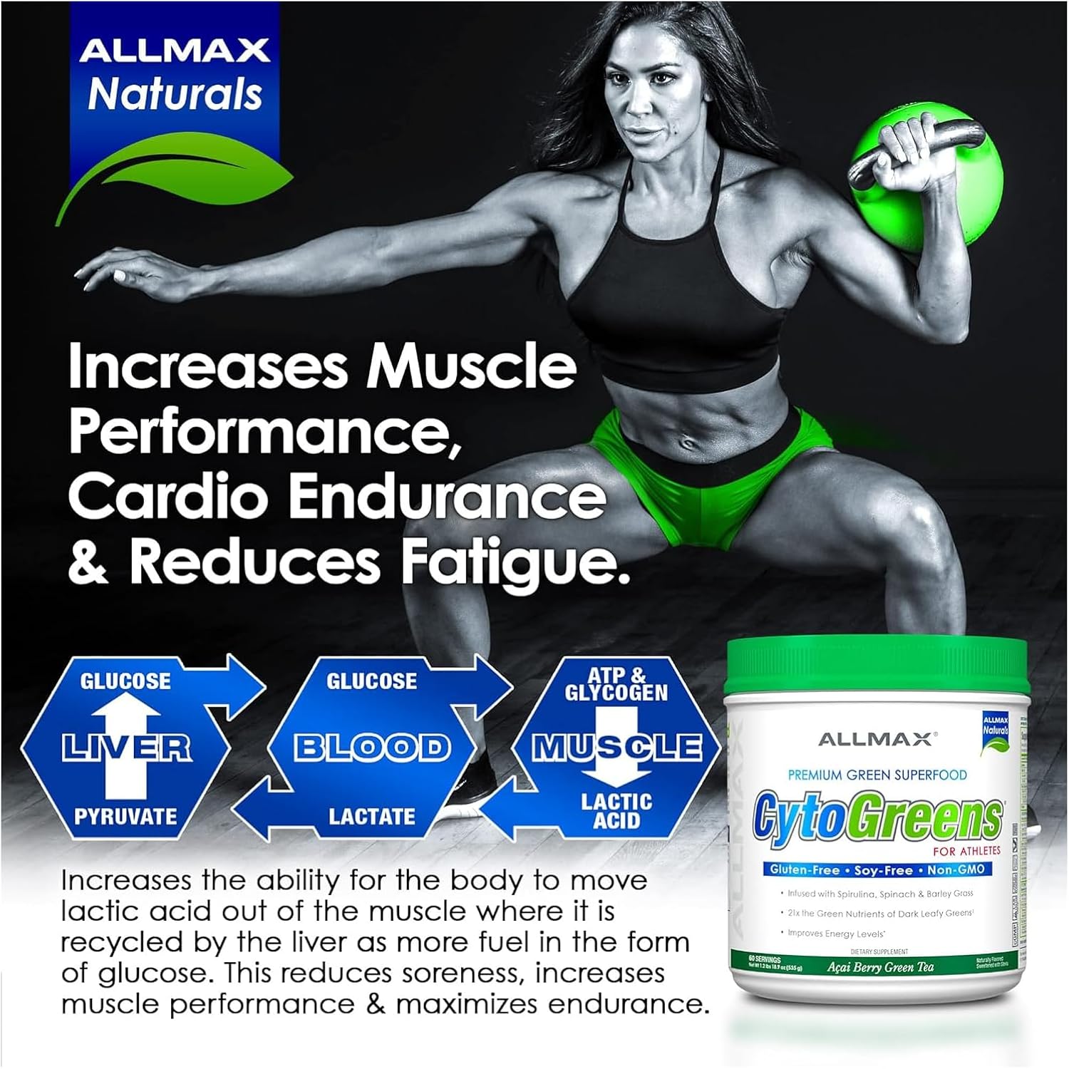 NovaForme CytoGreens (60 servings) - Top Nutrition and Fitness