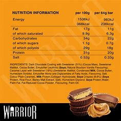 Warrior Crunch Low-Carb Protein Bars (Box of 12) - Top Nutrition and Fitness
