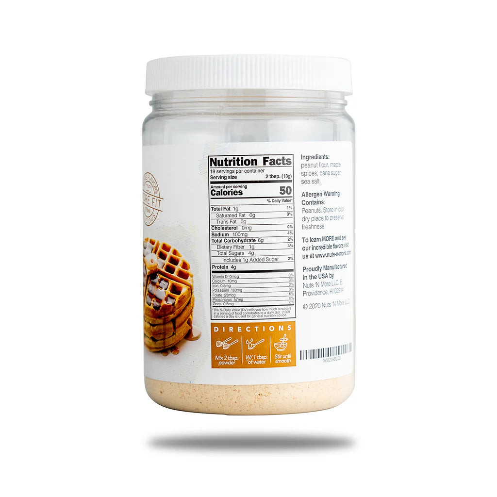 Nuts 'n More PB Powder (247g-19 servings) - Top Nutrition and Fitness