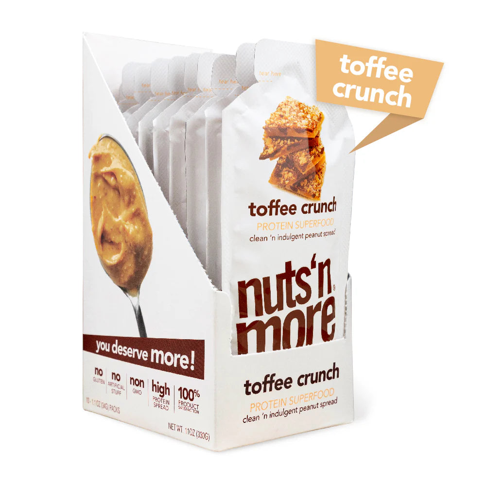 Nuts 'n More Protein PB - Single Serving Sachet (33g) - Top Nutrition and Fitness