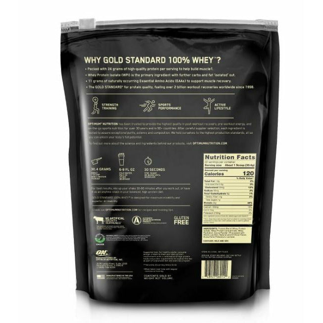 Optimum Nutrition Gold Standard 100% Whey (1.5 lb) - Top Nutrition and Fitness
