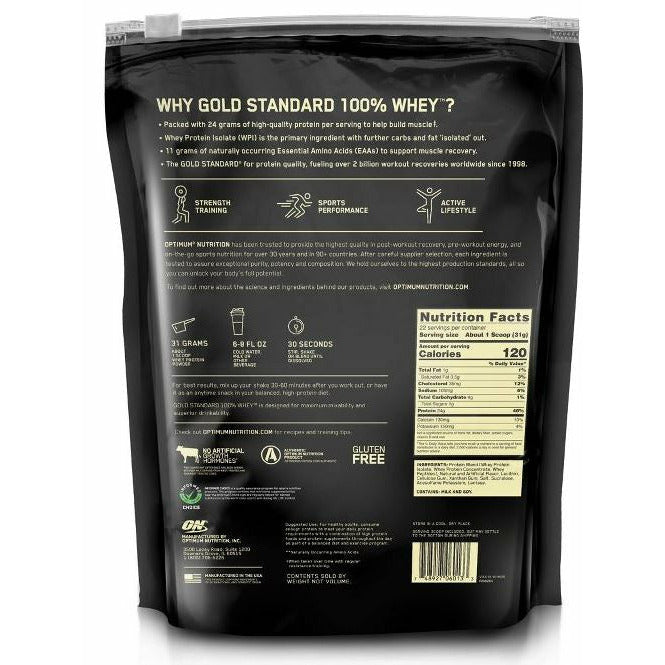 Optimum Nutrition Gold Standard 100% Whey (1.5 lb) - Top Nutrition and Fitness