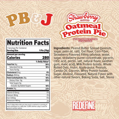 Redefine Foods Skippy Oatmeal Protein Pie (1 pie)