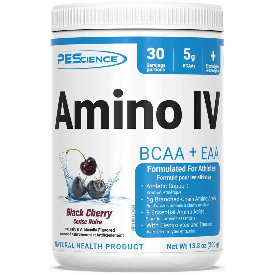 PEScience Amino IV BCAAs/EAAs + Electrolytes (30 servings) - Top Nutrition and Fitness