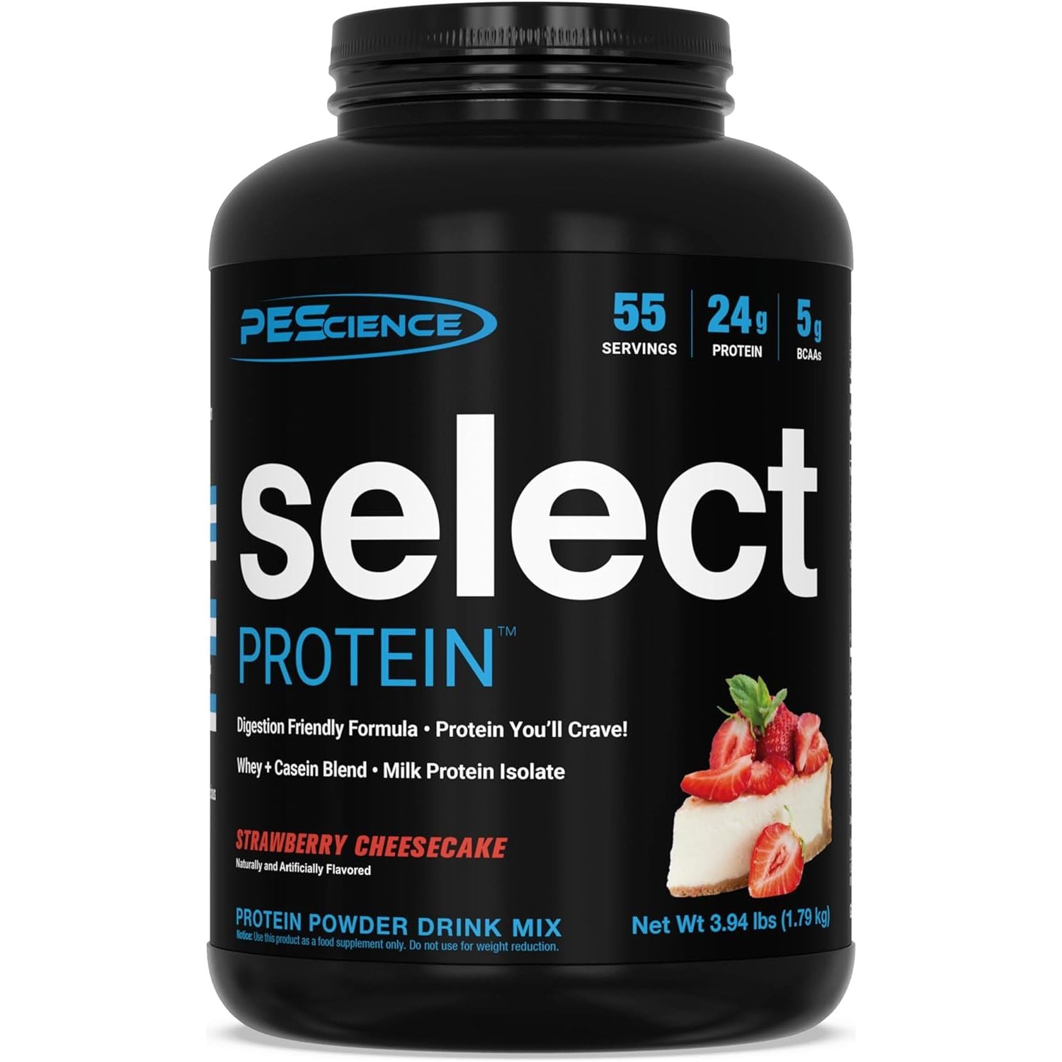 PEScience Select Protein (55 servings) — Strawberry Cheesecake - Discontinued