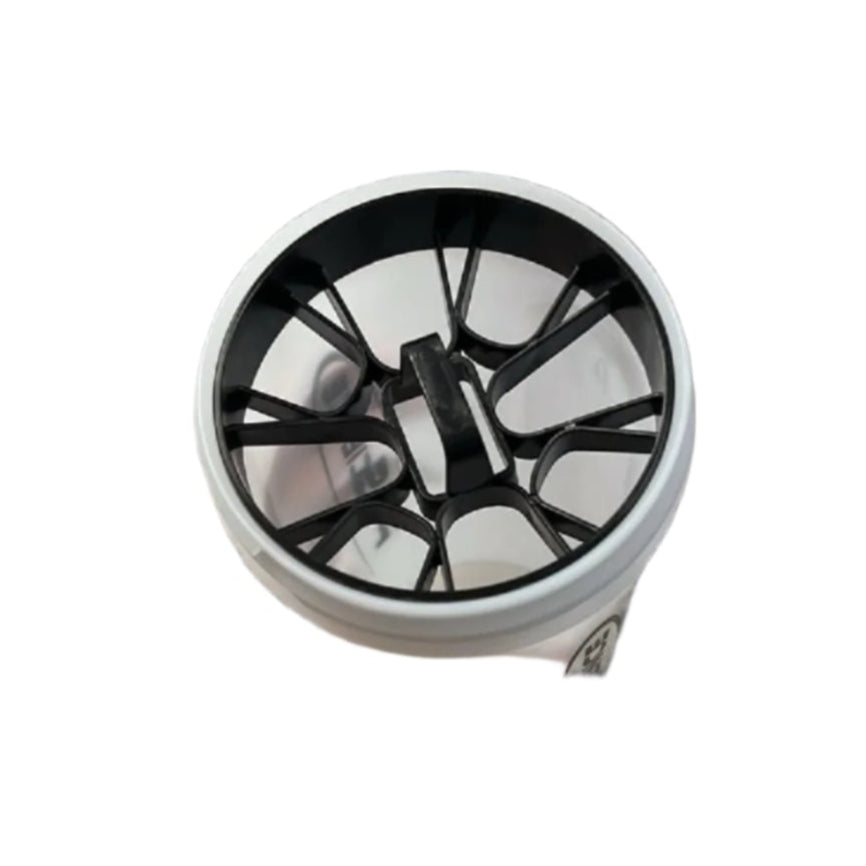 PEScience Shaker Bottle (1 bottle) - Top Nutrition and Fitness Canada Clear White/Black Lid with Mixing Grate (600 ml)-Tan/Mocha (400 ml)