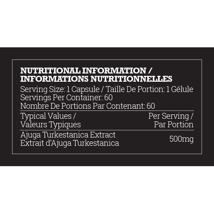 Pharma-Grade Turkesterone 500mg (60 capsules)