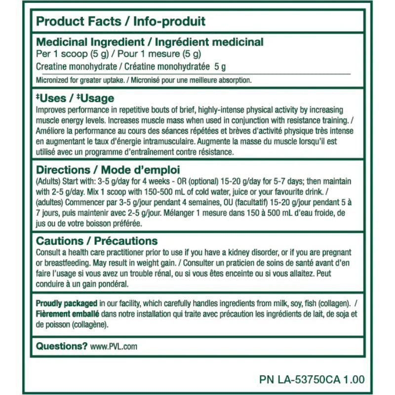 BOGO 50% OFF PVL Creatine Monohydrate 1000g x 2