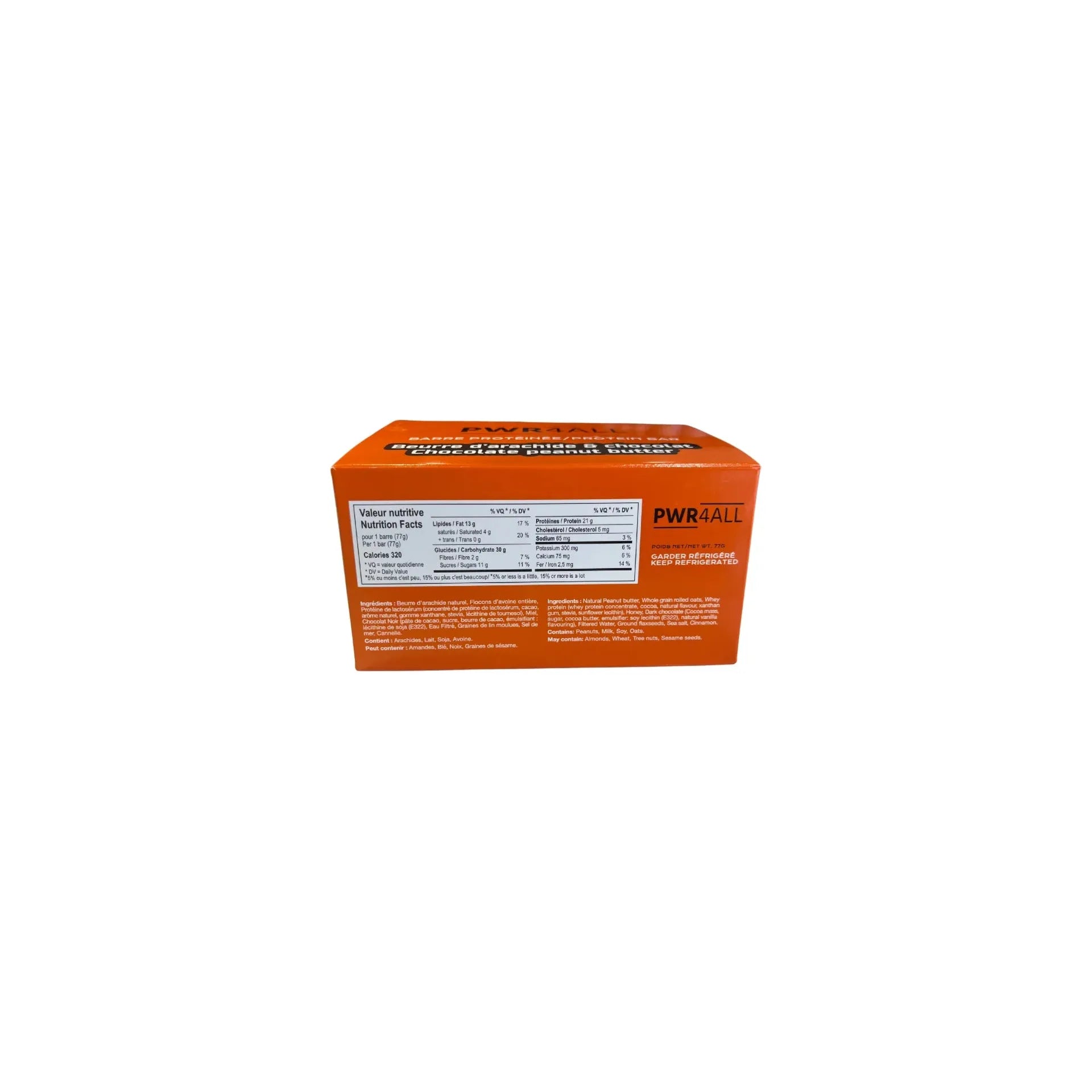 PWR4ALL All Natural GF Protein Bar (1 bar) — image 5