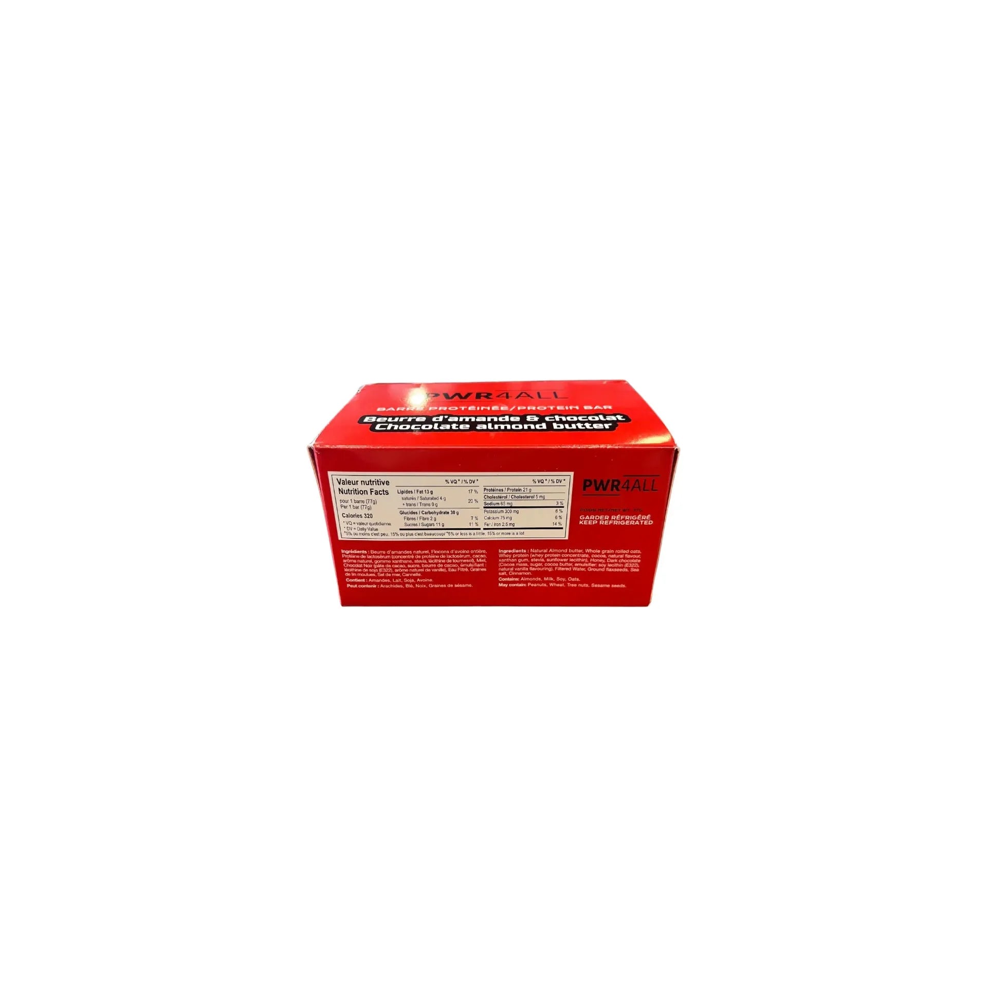 PWR4ALL All Natural GF Protein Bar (1 bar) — image 7