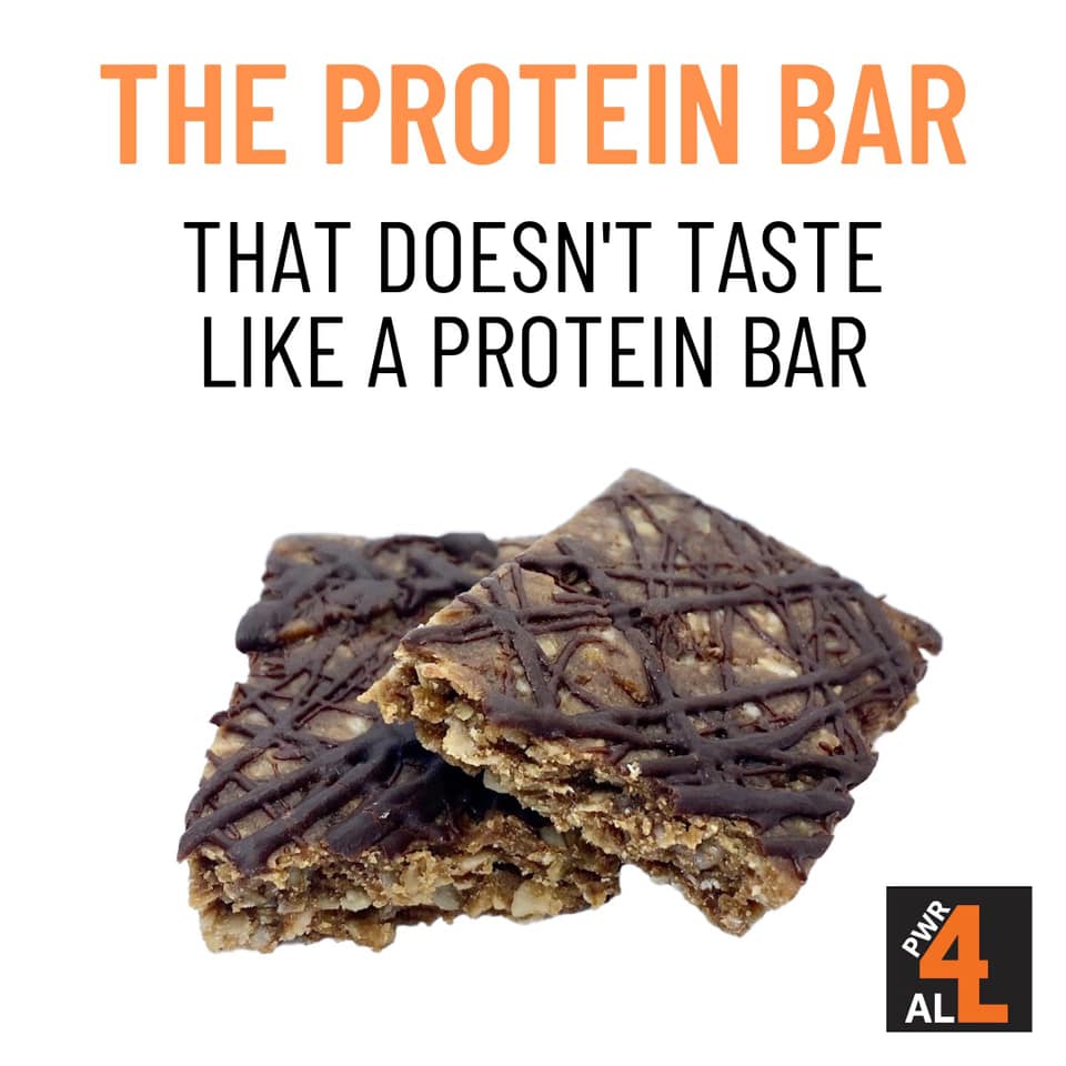 PWR4ALL All Natural GF Protein Bar (1 bar) - Top Nutrition and Fitness