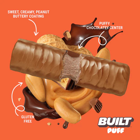 Built Protein Bars & Puffs Peanutbuttercup Puff Texture