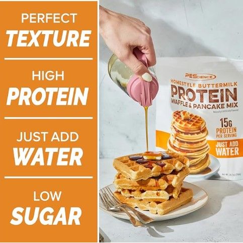 Pescience Pancake & Waffle Mix (12 servings) - Top Nutrition and Fitness