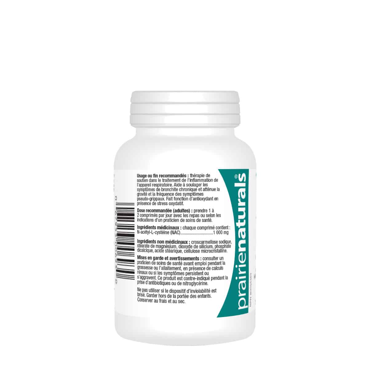 Prairie Naturals NAC 1000 (60 capsules) - Top Nutrition and Fitness
