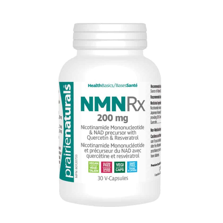 Prairie Naturals NMN Rx 200mg (30 capsules) - Top Nutrition and Fitness