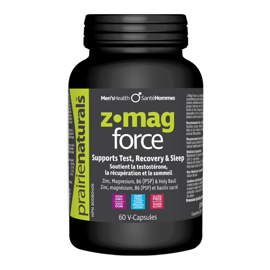 Prairie Naturals Z-Mag Force (ZMA) (60 capsules) - Top Nutrition and Fitness