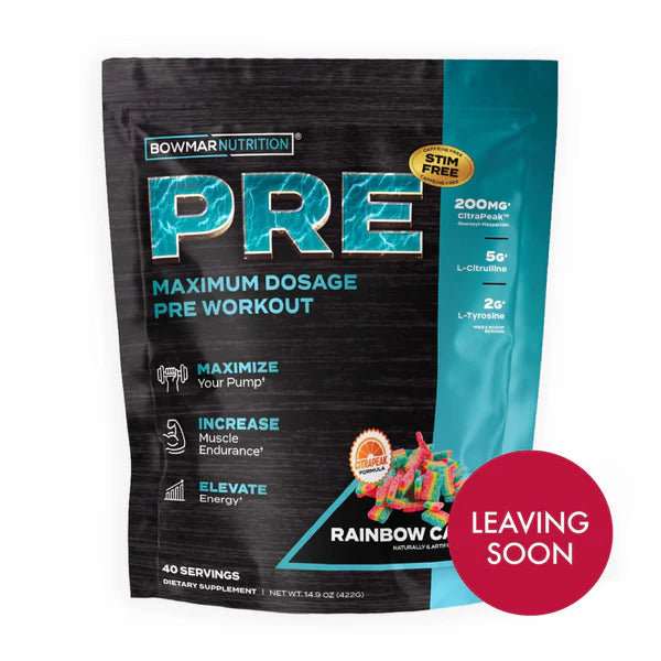 Bowmar Nutrition PRE WORKOUT (40 servings)