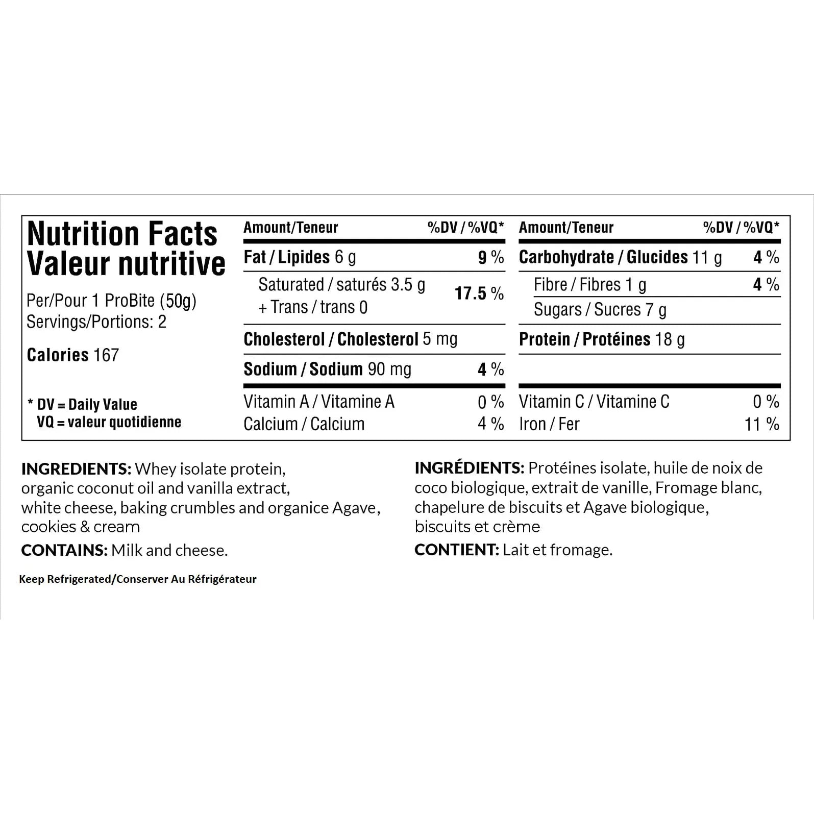 ProBites Protein Balls (1 BOX of 10) - Top Nutrition and Fitness