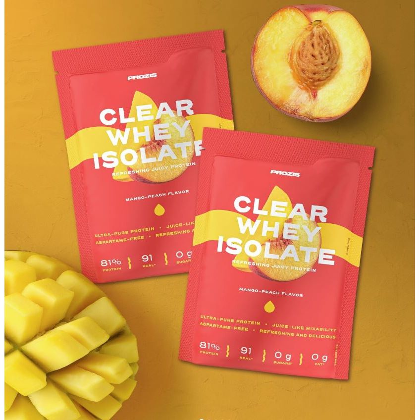 Prozis Clear Whey Isolate (1 sachet) — Mango Peach