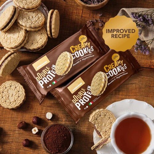Prozis Double Creamy Protein Cookies (1 pack of 4) - Top Nutrition and Fitness