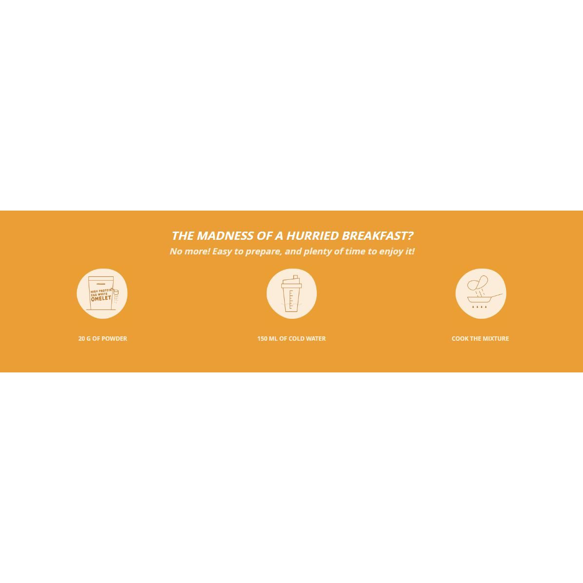 Prozis High Protein Egg White Powder (400g) - Top Nutrition and Fitness