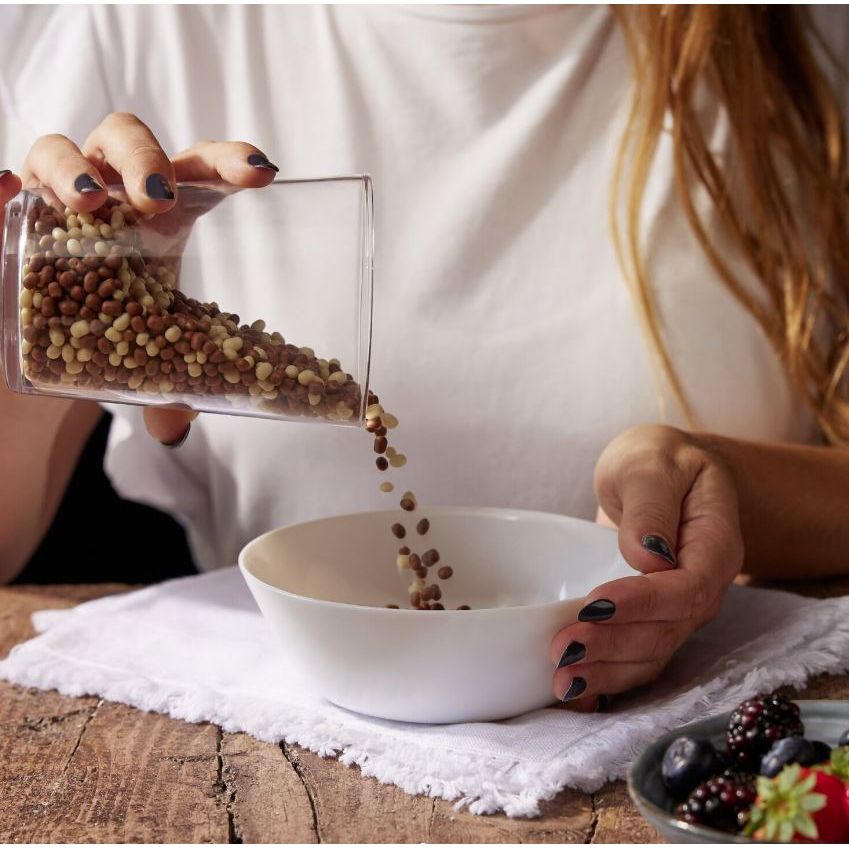 Prozis Keto Protein Chocolate Puffies (1 bag of 30 servings - 150g) — White & Milk Chocolate front
