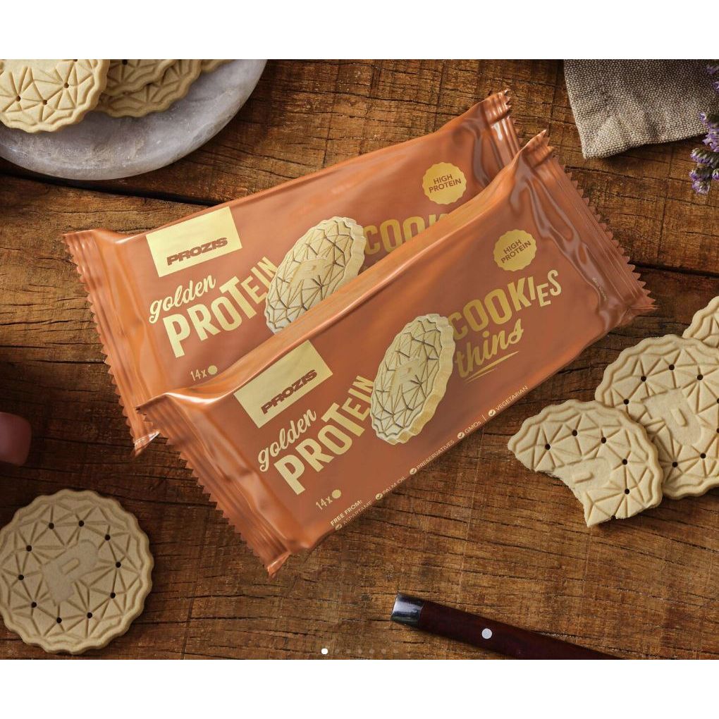 Prozis Keto Protein Cookies - Thins (1 pack of 14) - Top Nutrition and Fitness