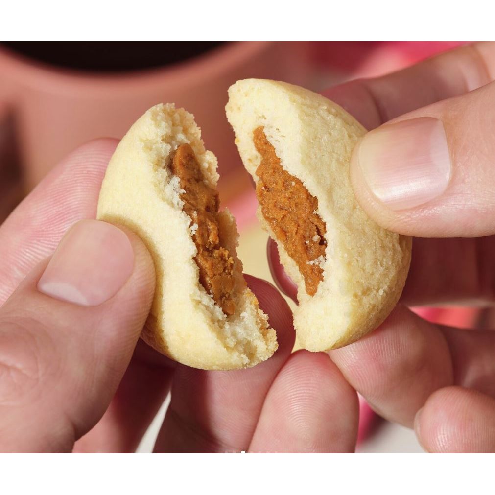 Prozis Low Sugars Peanut Butter-filled Cookies (1 pack of 6 cookies) - Top Nutrition and Fitness