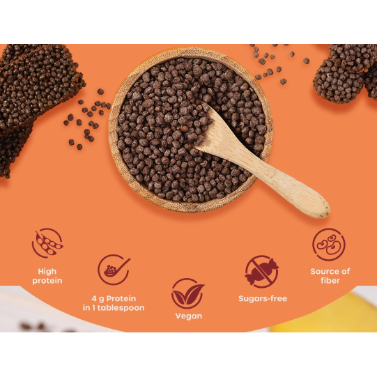 Prozis Mini Vegan Keto Protein Cocoa Puffies (250g - 50 servings) - Top Nutrition and Fitness