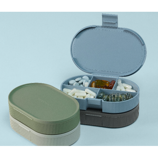 Prozis Pillbox - Olive Green - Top Nutrition and Fitness